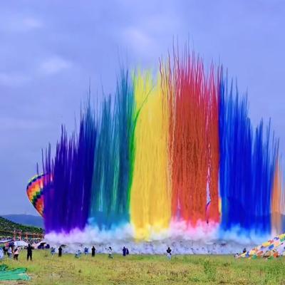 Cina Acquistare fuochi d'artificio diurni dalla Cina Fuochi d'artificio al dettaglio torta pirotecnica fumo colorato fuochi d'artificio torta 2024 in vendita