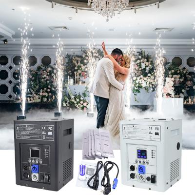 Cina 750W Wireless DMX Control Cold Pyro Sparkler Fuochi d'artificio Fontana Macchina per DJ Stage Festa di nozze Macchina di scintilla fredda in vendita