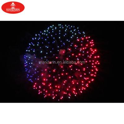 Chine mortier aérien Shell Fireworks de salut de boules professionnelles de la pyrotechnie 1.3g à vendre