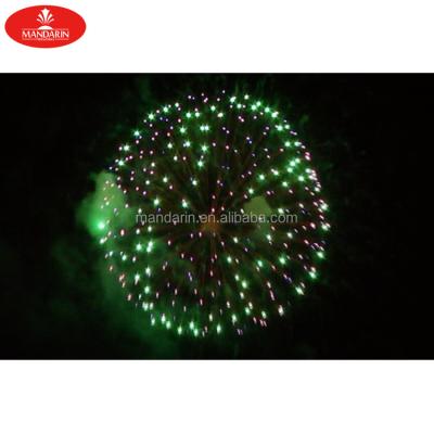 Chine La boule aérienne Shell de mortier de salut affichage de 3 pouces écosse des feux d'artifice adaptés aux besoins du client à vendre