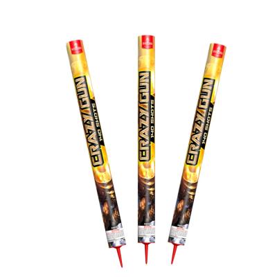 China Gek Kanon Roman Candle Fireworks Pyrotechnics 140 Schoten 10kg voor de Uitvoer Te koop