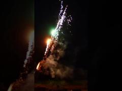 740 Shots Crazy Roman Candle Fireworks 1.4g Un0336 Outdoor Pyrotechnic For Kids