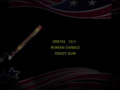 Crazy Gun Roman Candle Fireworks Pyrotechnics 140 Shots 10kg For Export