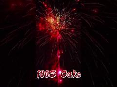 Chinese 100 Shots Cake Fireworks Type And Christmas Occasion Big Red Cake Fireworks 2025