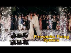 12 Cues Channels Pyro Stage Wireless Remote Control Round Cold Fountain Fireworks Firing System