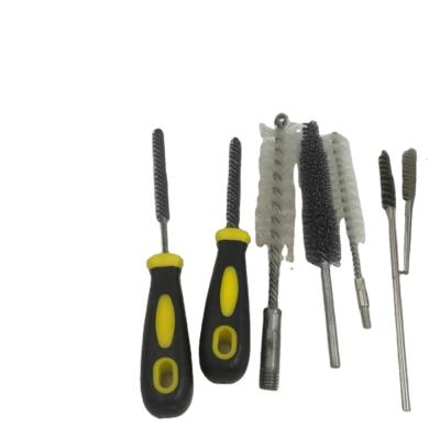 China Weld Cleaning Rough Surface Cleaner FUMAIT Customized Industrial Brushes Nylon Tube Brush Pipe Brush For Pipe Cleaning for sale