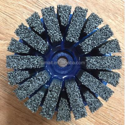 China Edge Radiusing And FMT Rough Surface Polishing Industrial Brushes Disc Brushes For Grinding And Polishing for sale