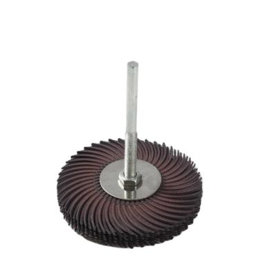 China Deburring Polishing Machine Part FMT Wheel Cleaning Brush With Spindle for sale