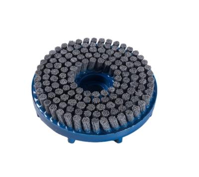 China Welding Cleaning Rough Surface Cleaning FMT 2021 Hot Sales High Quality Abrasive Nylon Wire Auto Engine Disc Deburring Polishing Brushes for sale