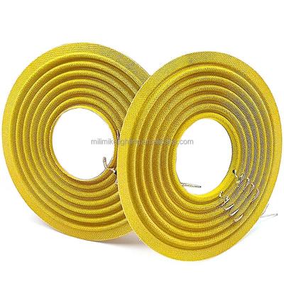 China 4.24mm Around 166mm Rebound Trumpet Speaker Spider Horn Loudspeaker Audio Kits Special Yellow Damper Flame Retardant Single Layer Material for sale