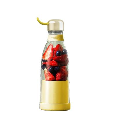 China Car Rechargeable Electric Blender for Smoothie Shakes and Fruit Juice Mixer Juicer Detachable Cup for sale