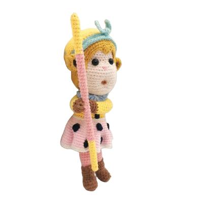 China China Cultural Heritage Chinese Intangible Hook Works Mythology Story Monkey King Chinese Handmade Doll for sale