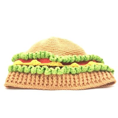 China China Self-designed Cute Age-Reducing Crochet Hat New Year Gift Hamburg Hat for sale