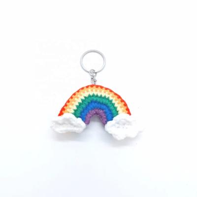 China Main Products China 100% Handwoven Crochet Ornaments Car Ornaments Children's Handmade Ornaments Rainbow for sale