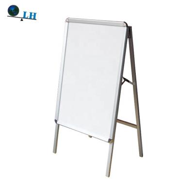 China Outdoor / Indoor Portable Aluminum Poster Frame Display Sidewalk Signs On Board for sale