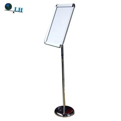 China Promotion Activities Adjustable Aluminum Outdoor Snap Frame Advertising Poster Board Holder for sale