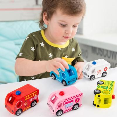 China Ride on car model toy Mini car Amazon early childhood education parent-child interaction model simulation inertia car for sale