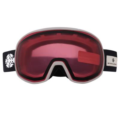 China Fog Skiing Snowboard Goggles Ski Goggles High Quality SNOWLEDGE Double Layer Anti Snow Fog Frameless Goggles for sale