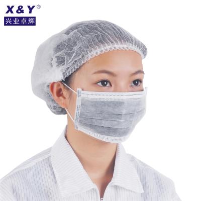 China Eco - Friendly Disposable Nonwoven Medical Hair Nets For Food Industry Service for sale