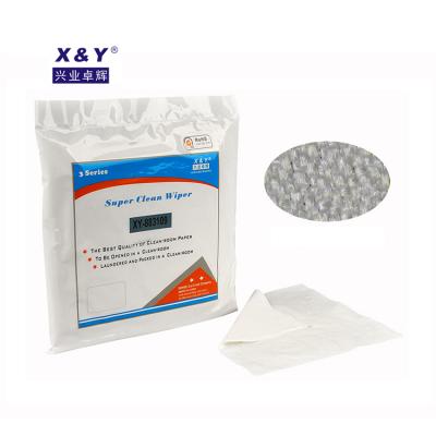 China Microfiber Electronic Laser Cut Cleanroom Micro Wiper Wiper Polyester Filament Cloth Cleaning Fast Delivery for sale