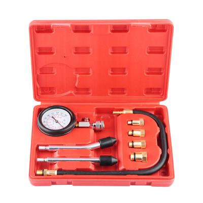 China Auto Repair Tools Vehicle Engine 8pcs Test Indicator Tool Car Cylinder Compression Pressure Test Tool Kit for sale