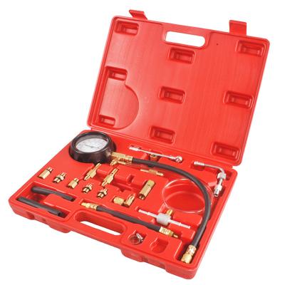 China Cars Diagnostic Low Price Pressure Gauge Test Kit Fuel Pressure Gauge Smart Engine Test Kit for sale