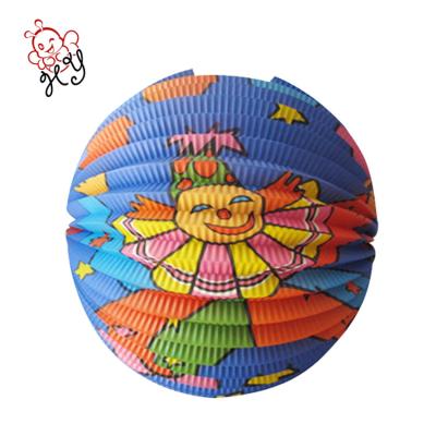 China Colorful HOLIDAY Paper Lanterns Round Chinese Lantern Wedding Party Background Hanging Decoration for sale