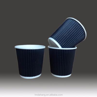 China Disposable Promotion Customize Paper Cup Corrugated Disposable Paper Pla Printed Compostable Paper Cup for sale