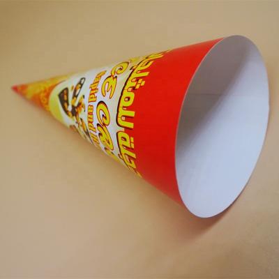 China Cone Disposable Disposable Paper Cup For Ice Cream Cup Price for sale