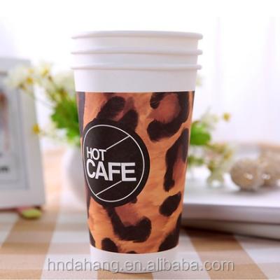 China 100% Eco-friendly 12 oz Paper Disposable Coffee Cups With Lids for sale