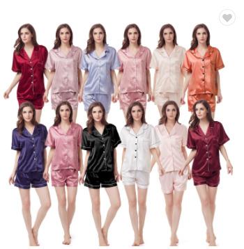 China QUICK DRY Women's Sleepwear Summer Pajamas Set 2 Piece Pajamas Set Lounge Wear Women Sleepwear for sale