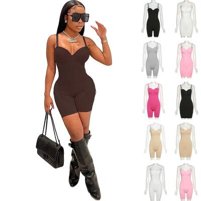 China Sporty Lady Sleeveless Jumpsuit 2022 Bodycon Long Overalls Shapewear Women Yoga Sports One Piece Rompers QUICK DRY Fitness for sale