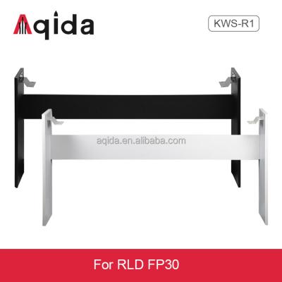 China Digital piano keyboard Aqida factory wholesale digital piano furniture wood stand for Roland FP30 piano keyboard for sale