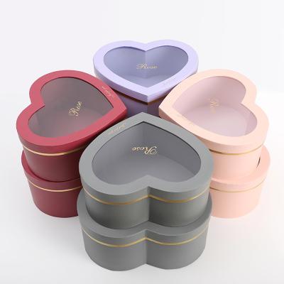 China Professional Factory Luxury Printing Heart Shaped Wedding Candy Boxes Recyclable for sale