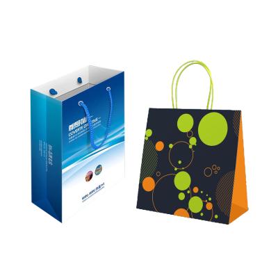 China Handmade Low Cost Retail Luxury Custom Logo Printing Christmas Paper Gift Bags for sale