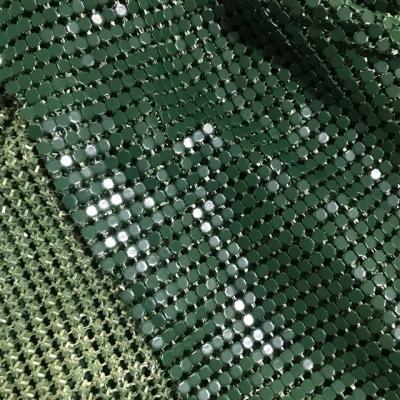 China Durable Green Aluminum Chainmail for Metal Mesh Clothes for sale