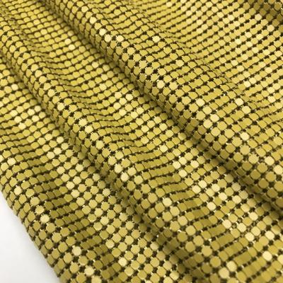 China Durable Yellow Spray Paint Foil Chainmail For Metallic Garments for sale