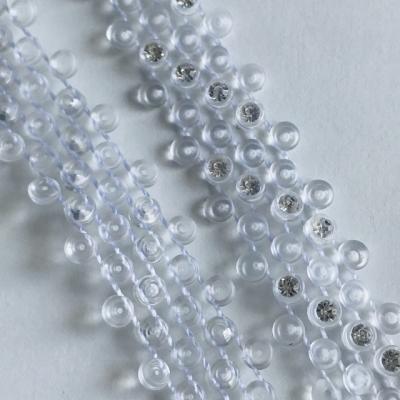 China Durable Sew On Crystal Beads Trim For Clothes, Shoes, Wedding Dress for sale