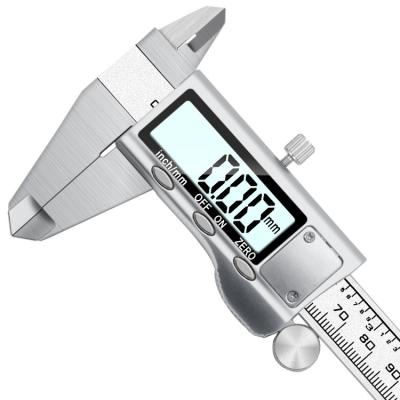 China Electronic LCD Metal Caliper Vernier Caliper Measuring Tool Digital Measuring Diameter 0-150mm for sale