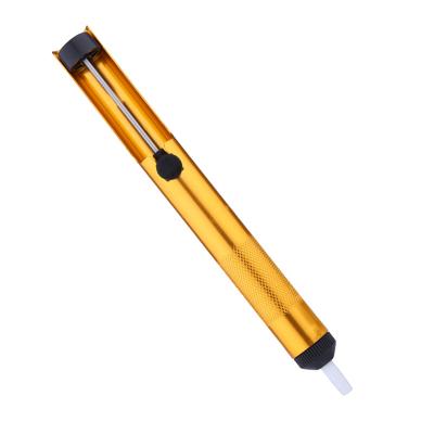 China Solder Remover Aluminum Metal Suction Tin Solder Desoldering Pen Vacuum Desolder Pump Desolder Tools for sale