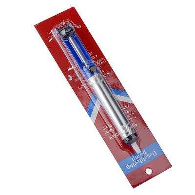 China Aluminum Tool Desoldering Pen Pump Vacuum Soldering Iron Desolder Repair Shops Hot Sale Solder Sucker for sale