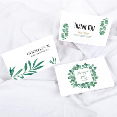 China Creative Design Factory Wholesale Custom Logo 250gsm Luxury Thank You Cards With Envelopes for sale