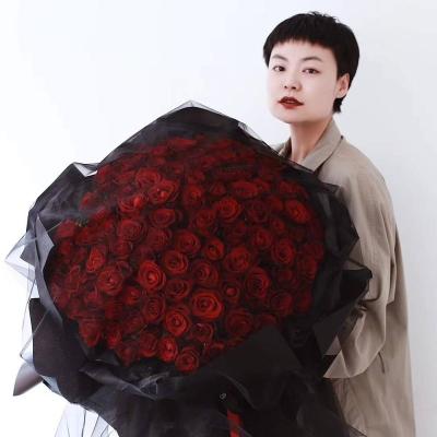 China Wholesale biodegradable colorful waterproof korean100% matte flower bouquet wrapping paper for sale