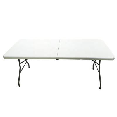 China Modern Hot Sale 6ft Rectangular Outdoor Portable Folding Folding Dining Table for sale