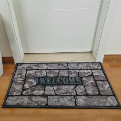 China Factory Price Entrance Floor Anti-Slip Customized Door Mat Logo Door Mat for sale