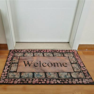 China Anti-slip New Design Anti-slip OEM Welcome Door Mat for sale