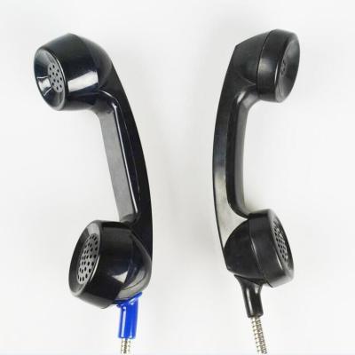 China Factory direct sales PC alloy hearing protection against ABS public telephone handset phone booth handset for sale