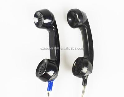 China Wholesale High Quality Hot Sale ABS Phone Booth Handset Hearing Protection and Public Telephone Handset for sale