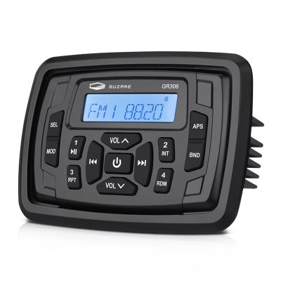 China ATV Waterproof Marine Boat Radio Stereo Sound Digital Media FM AM System Audio MP3 Player For ATV UTV Car Yacht Motorcycle for sale