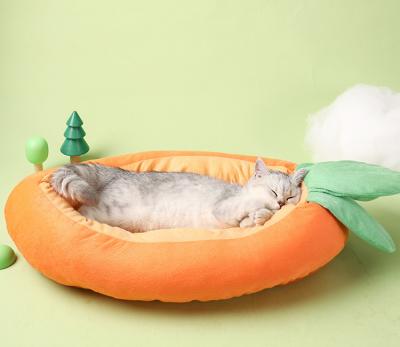 China Wholesale Breathable Four Seasons Radish Universal Shape Removable Pet Nest for sale